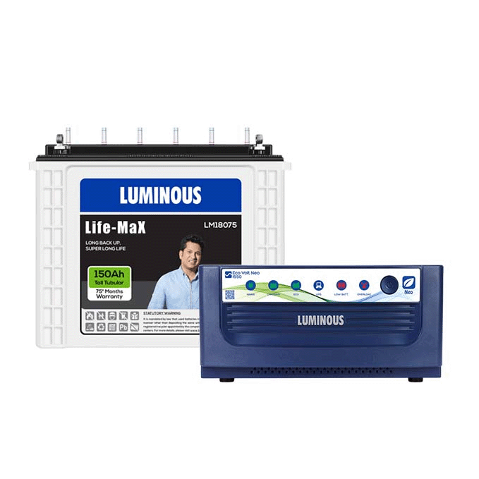 Combo - Eco Volt Neo 1550 with LM 18075 | Luminous